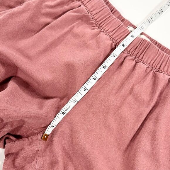 Madewell mauve cotton pull on shorts S - Picture 8 of 9